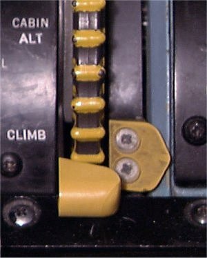 Cabin pressure manual system