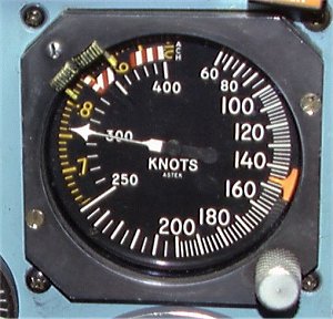 Mach/IAS indicator