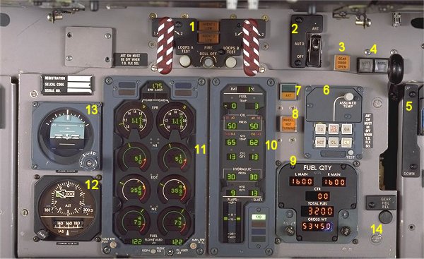 center instrument panel