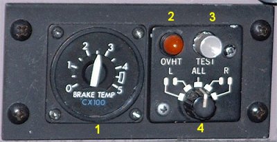 Brake temperature